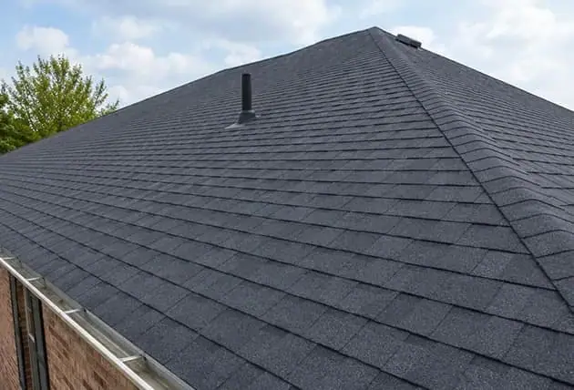 Roof after replacement